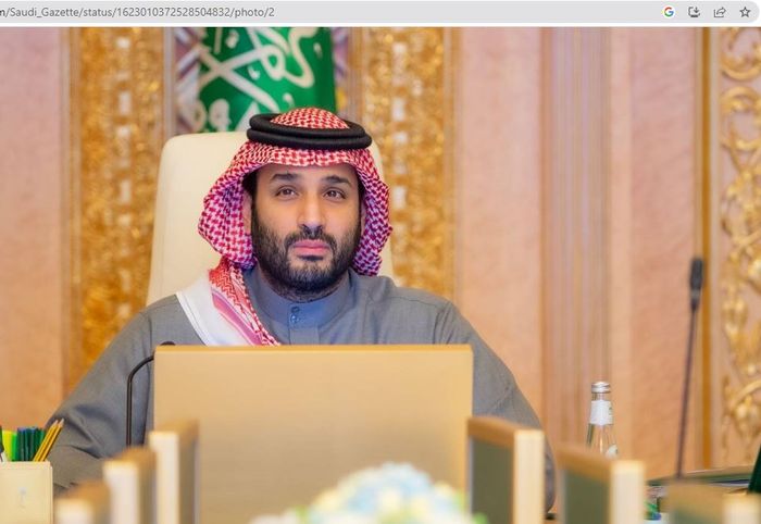 Putra Mahkota Arab Saudi sekaligus pemilik Newcastle United, Mohammed bin Salman.