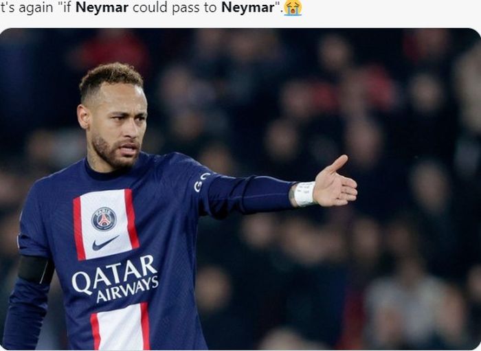 Pemain bintang PSG, Neymar, telah menolak perintah yang diminta oleh Kylian Mbappe