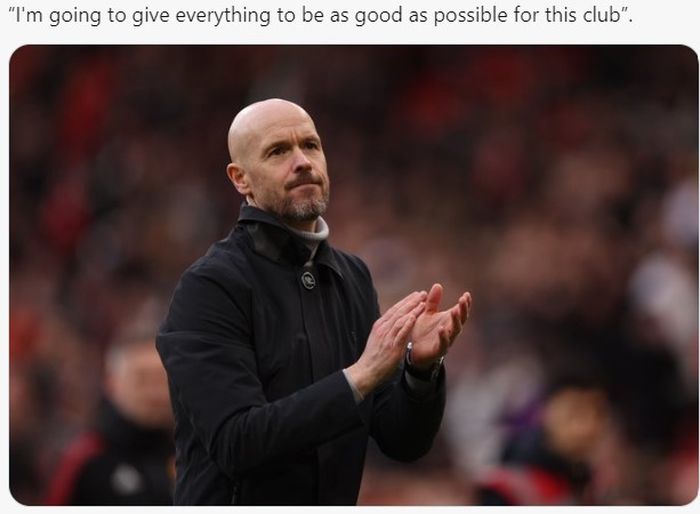 Pelatih Manchester United, Erik ten Hag, berhasil membawa Setan Merah jadi tim terhebat di Liga Inggris 2022-2023 sejak pekan ke-23 
