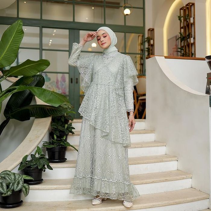 Dress clearance hijau mint