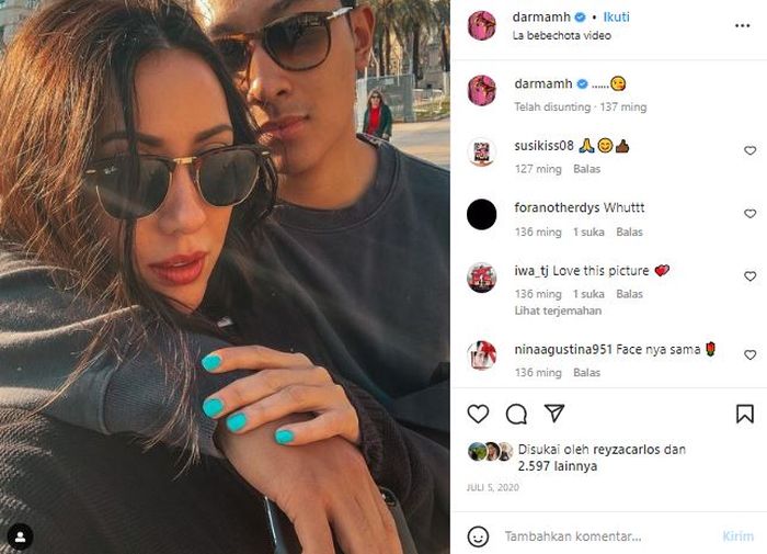 Darma Mangkuluhur bersama sang pacar