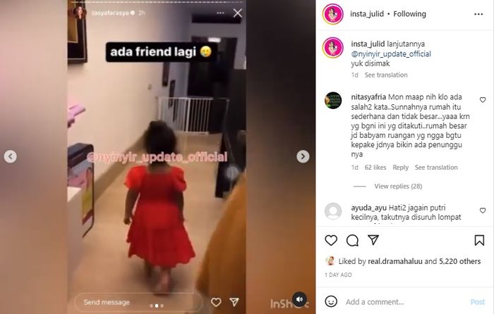 Tasya Farasya dan sang putri