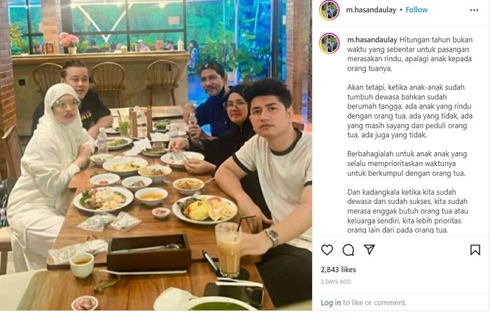 Klarifikasi Syakir Daulay soal tudingan anak durhaka