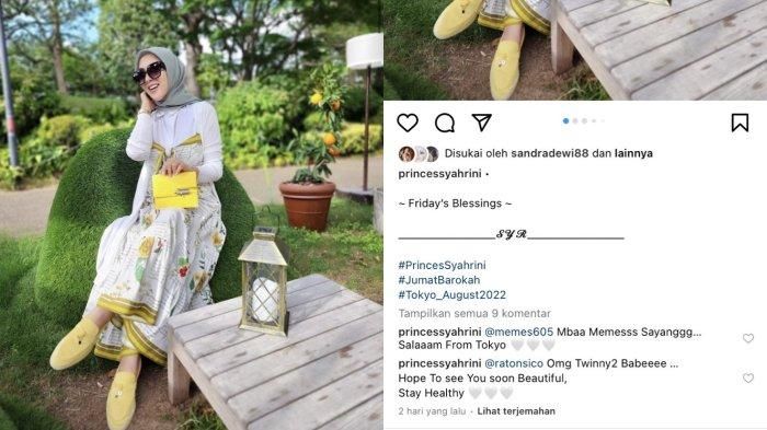 Unggahan Syahrini disukai Sandra Dewi
