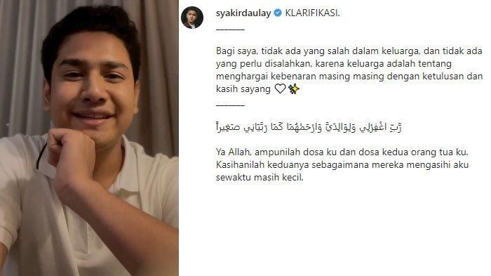 Klarifikasi Syakir Daulay soal tudingan anak durhaka
