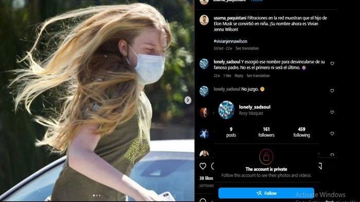 Xavier Musk ganti nama menjadi Vivian Jenna Wilson