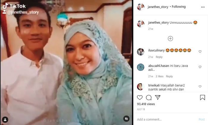 Gibran Rakabuming dan Selvi Ananda
