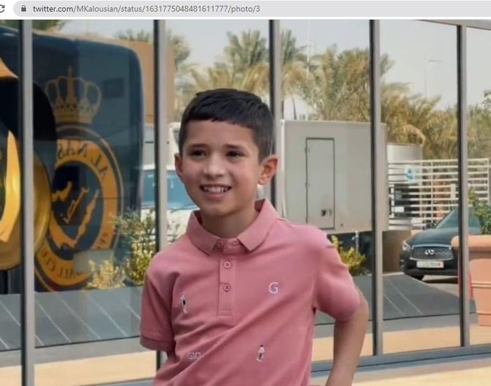 Nabil Saeed, bocah berusia 10 tahun korban gempa Suriah yang bertemu dengan Cristiano Ronaldo.