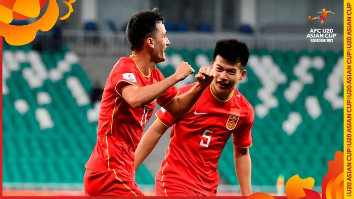 China Kalahkan Arab Saudi 2-0 di Milliy Stadium, Tashkent, dalam matchday kedua grup D Piala Asia U-20 2023, Senin (6/3/2023).