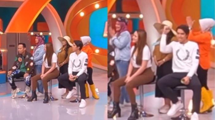 Amanda Manopo saat duduk bersebelahan dengan El Rumi