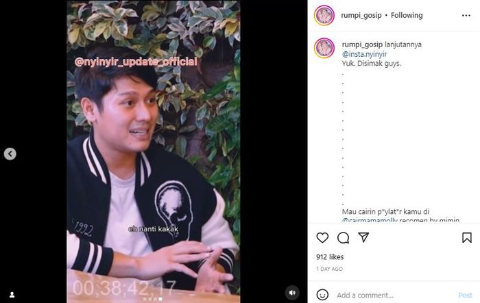 Rizky Billar bantah telah banting Lesti Kejora