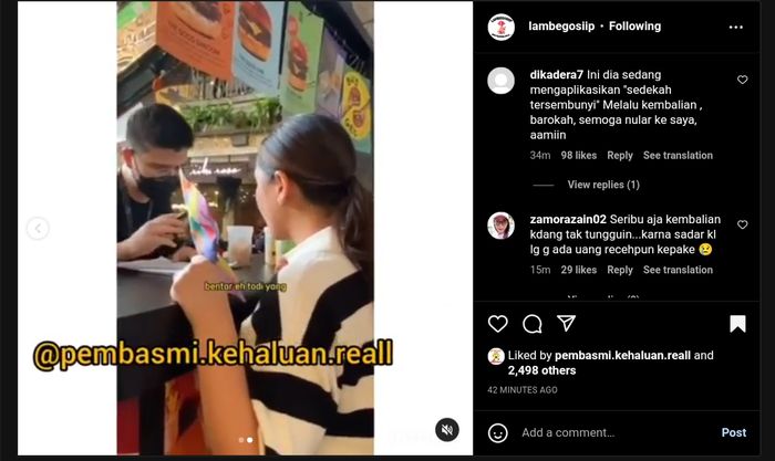 Nagita Slavina ogah terima kembalian