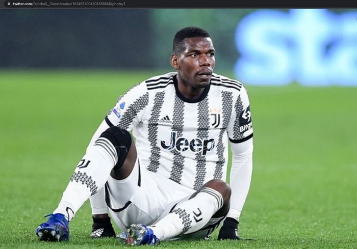 Gelandang Juventus, Paul Pogba, terancam absen karena alami cedera saat sesi latihan.
