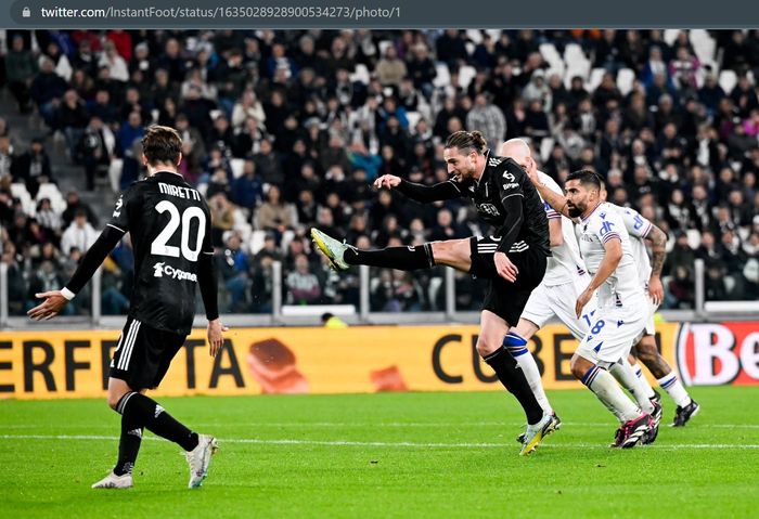 Sempat diwarnai kegagalan penalti Dusan Vlahovic dan diimbangi dua kali di babak pertama, Juventus sukses meraih kemenangan tipis 3-2 atas Sampdoria pada pekan ke-26 Liga Italia 2022-2023.