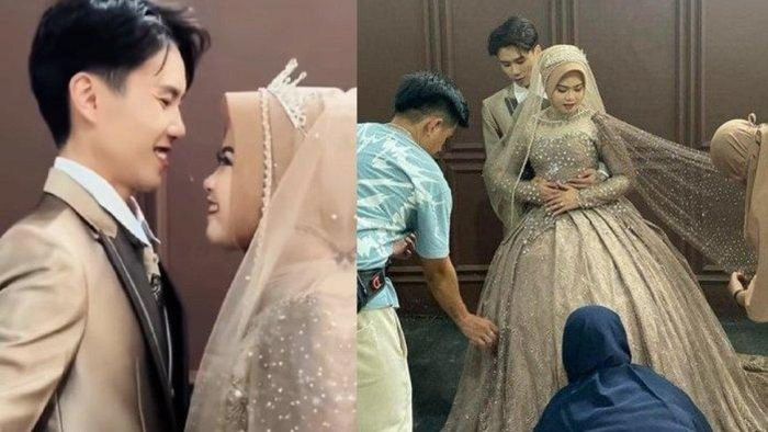 Potret pernikahan artis Vietnam dan gadis Madiun