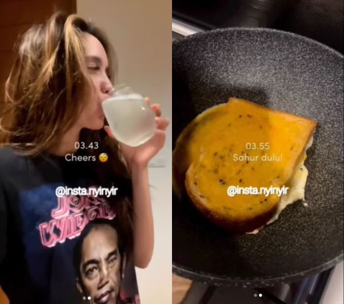 Menu sahur Cinta Laura