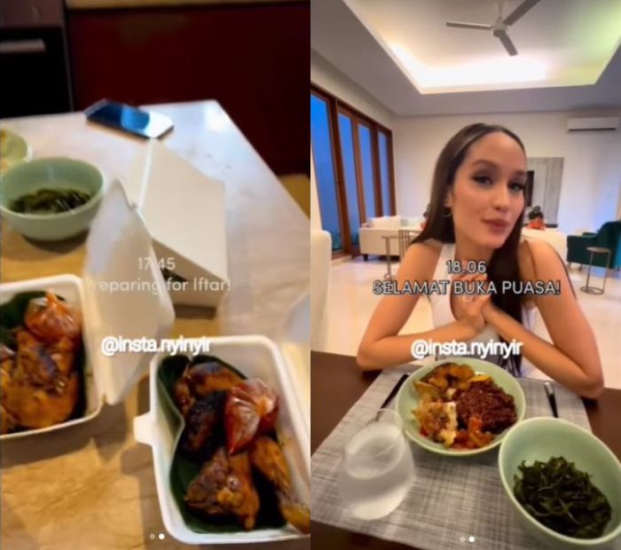 menu buka puasa Cinta Laura