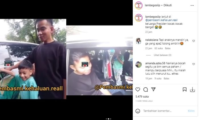 Tingkah menggemaskan Jan Ethes kembali jadi sorotan