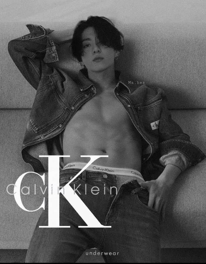 Jungkook jadi model Calvin Klein (editan fans)