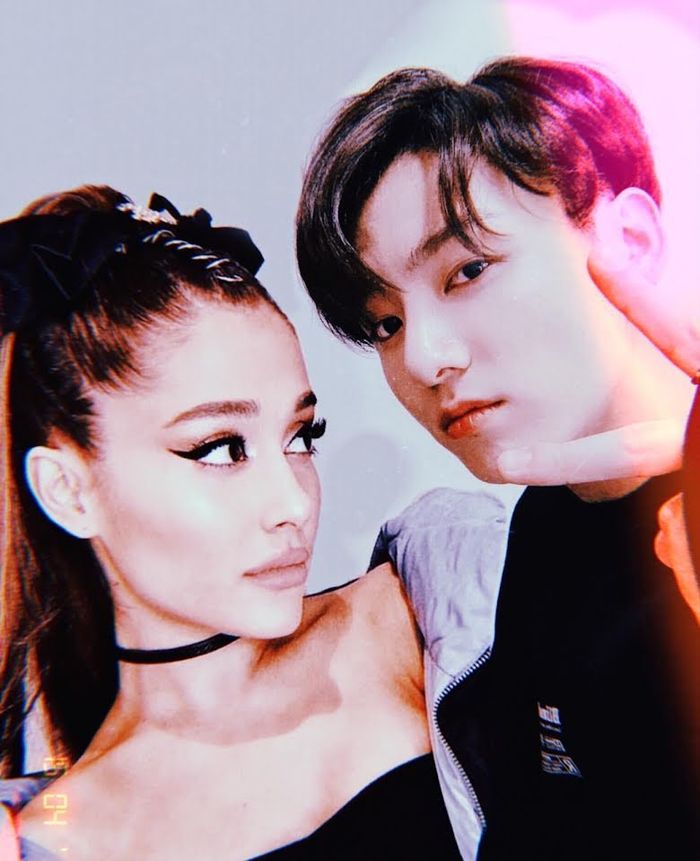 Jungkook dan Ariana Grande (editan fans)