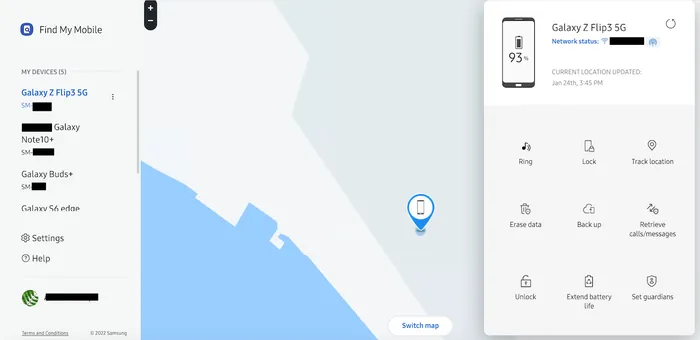 Cara melacak HP Samsung yang hilang dengan aplikasi Find My Mobile.