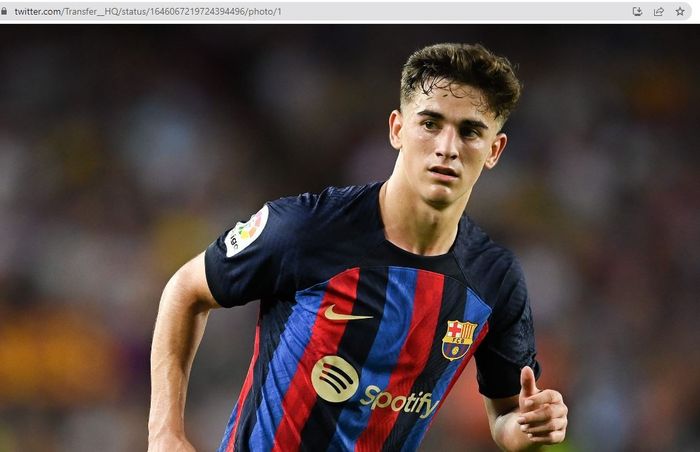 Gelandang Barcelona, Gavi, terancam pergi dari Barcelona akhir musim ini.