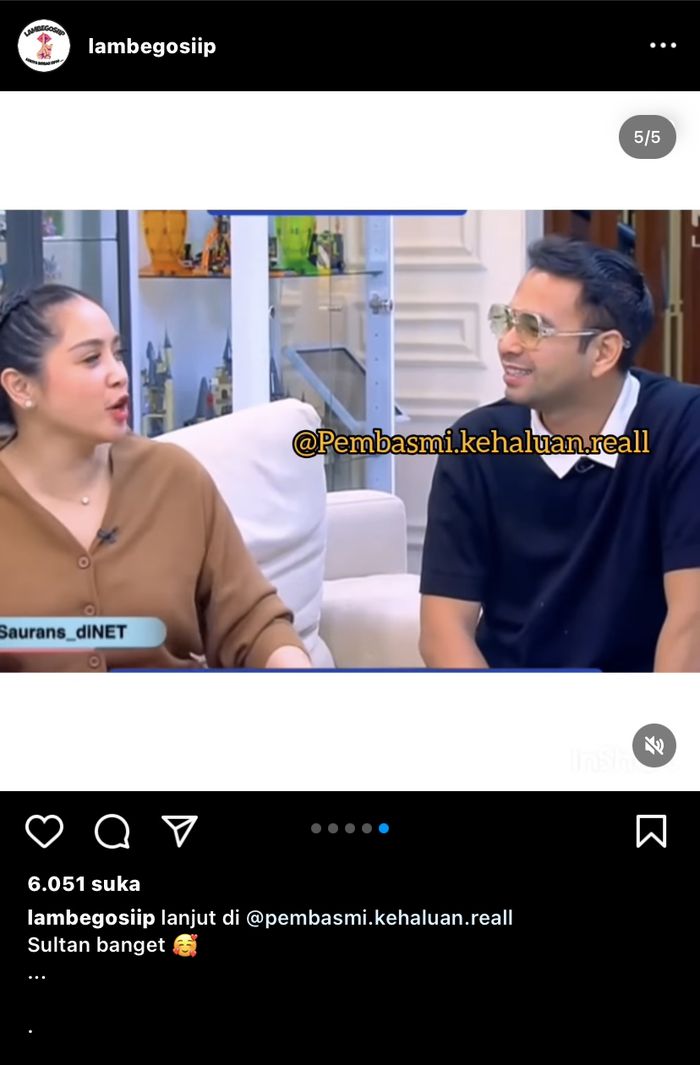 Nagita Slavina minta hal fantastis ini dari Raffi Ahmad.