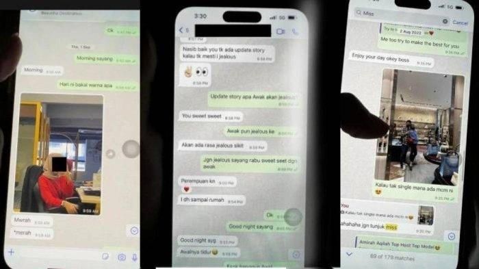 Isi chat perselingkuhan