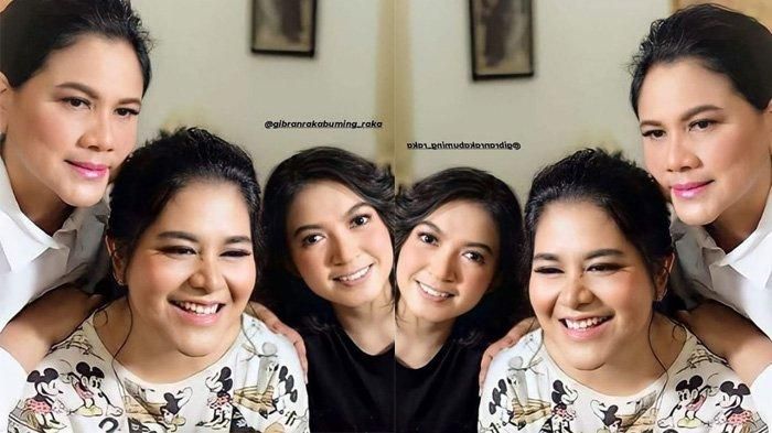 Foto Selvi Ananda bersama Kahiyang Ayu dan Iriana Jokowi