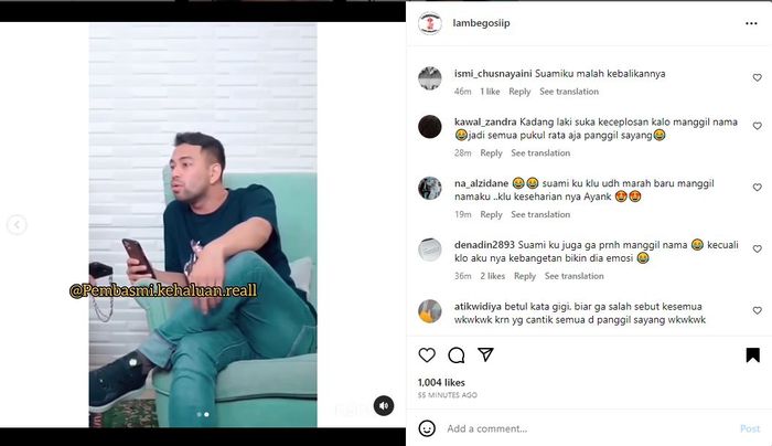Raffi Ahmad selalu panggil Nagita Slavina dengan sebutan sayang.