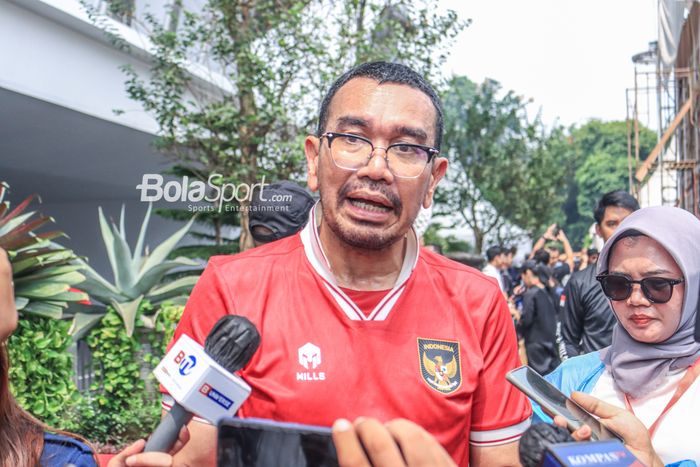 Anggota Komite Eksekutif PSSI, Arya Sinulingga, saat ditemui di Stadion Gelora Bung Karno, Senayan, Jakarta, Jumat (19/5/2023).