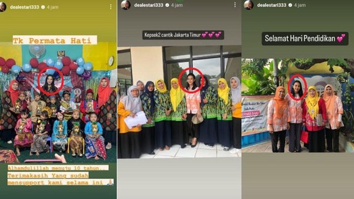 Dea Lestari yang sekarang menjadi seorang guru dan kepala sekolah