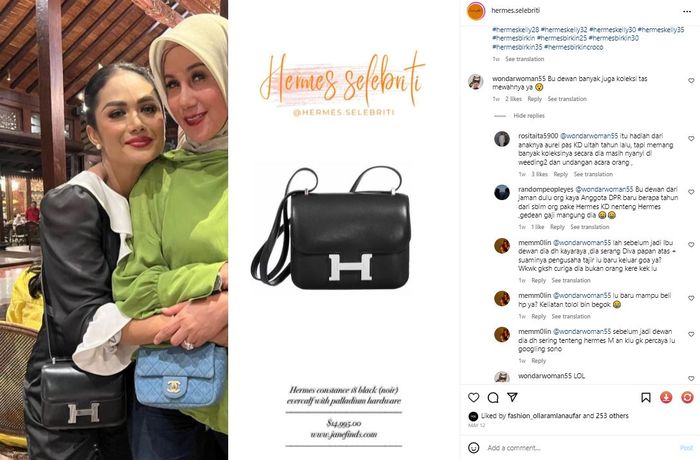 Rela Beli Tas Hermes Seken Seharga Setengah Miliar Rupiah - Jawa Pos