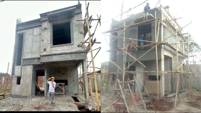 Sensen diketahui sedang membangun rumah impiannya yang tak kalah mewah dari milik sang bos