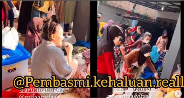 Ayu Ting Ting jual baju bekasnya