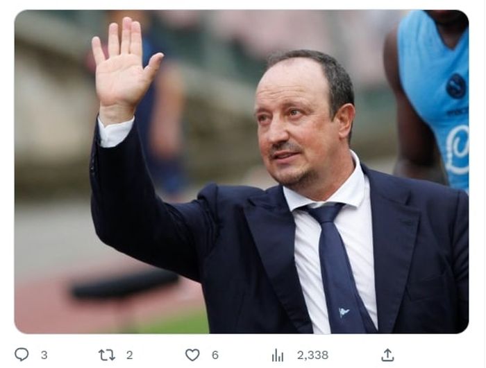 Rafa Benitez masuk bursa calon pelatih Napoli.