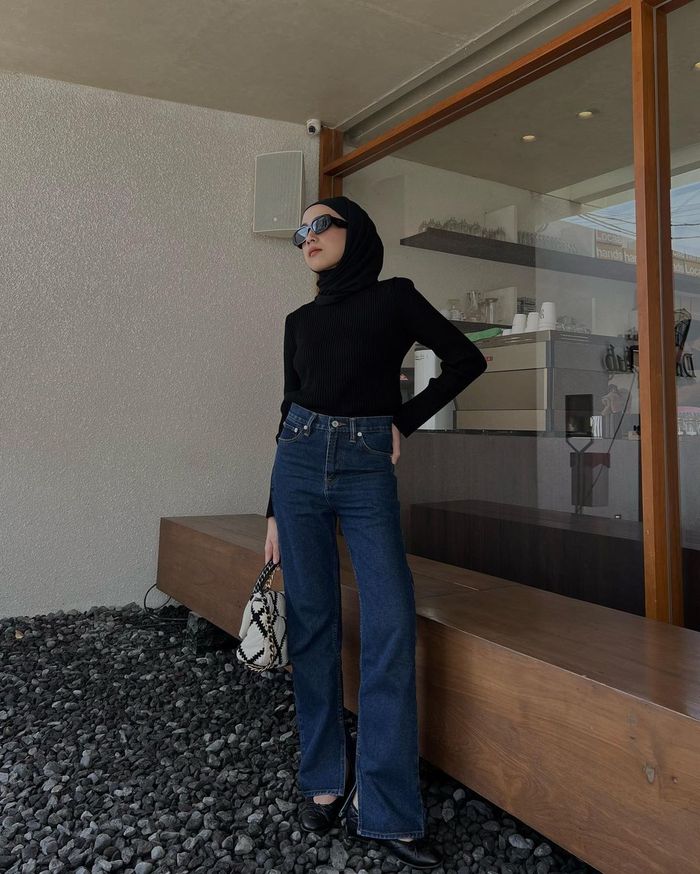 5 Model Bawahan Denim Paling Modis Buat Hijabers, Gaya Kekinian