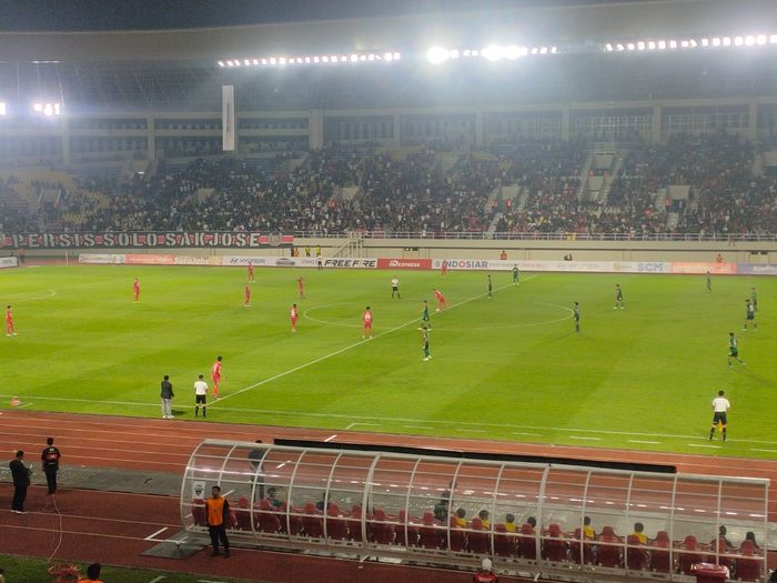 Persis Solo Vs Jeonbuk Hyundai Motors di Stadion Manahan, Solo, Sabtu (17/6/2023).