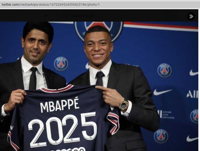 Kylian Mbappe punya skenario tidak mengaktifkan opsi perpanjangan kontrak di PSG sampai 2025 dan pindah Real Madrid tahun depan.