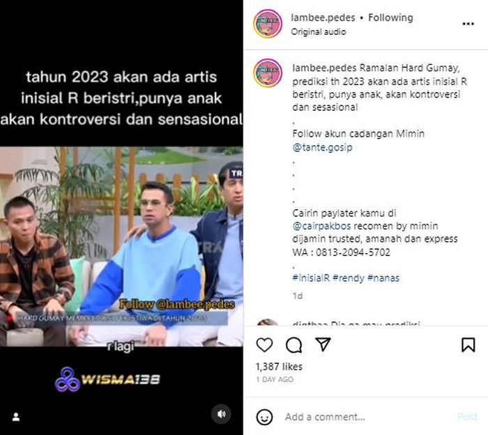 Hard Gumay, Raffi Ahmad dan Irfan Hakim