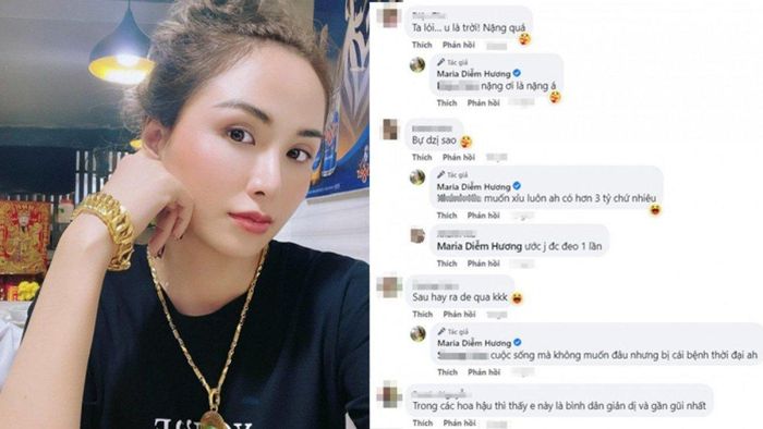 Diem Huong disindir netizen