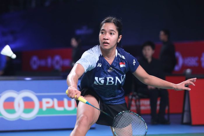 Aksi tunggal putri Indonesia, Ester Nurumi Tri Wardoyo pada babak pertama Australian Open 2023, Rabu (2/8/2023)