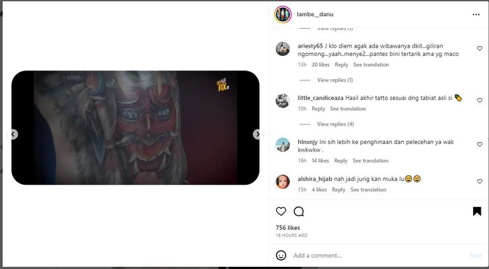 Wujud Baru Tatto Wajah Syahnaz di Punggung Rendy Kjaernett Disorot, Netizen: Ini Baru Mirip!