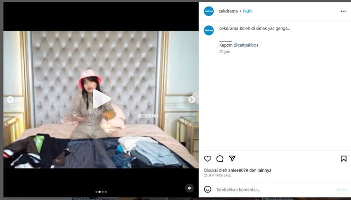 Fuji ungkap tas pemberian Marsha Aruan adalah KW