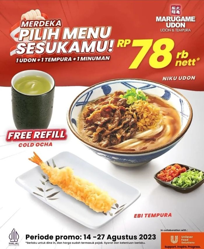 Promo Marugame Udon Spesial Kemerdekaan! 78 Ribu Nett Boleh Pilih 2 Item Menu Plus Minum, Ini Syaratnya - Semua Halaman - Grid Fame