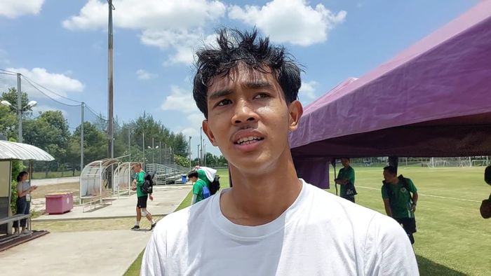 Pemain timnas U-23 Indonesia, Muhammad Ragil