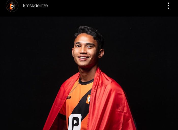 KMSK Deinze melepas Marselino Ferdinan ke timnas U-23 Indonesia.