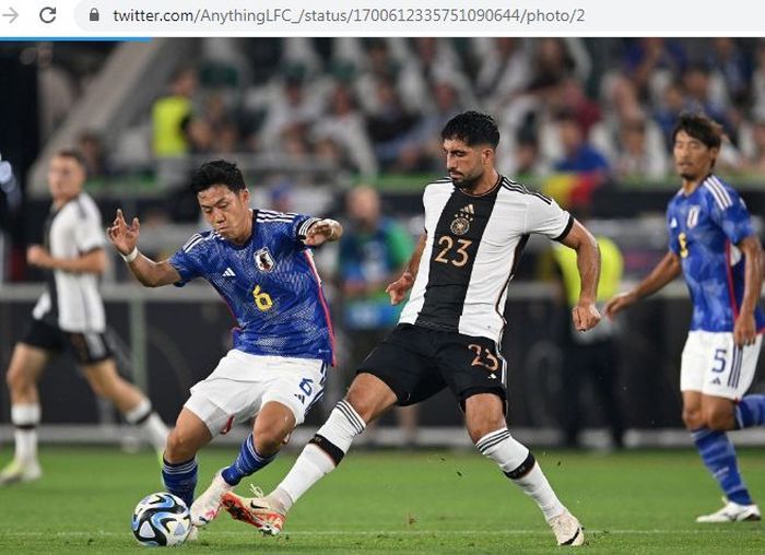 Timnas Jerman dicukur timnas Jepang 1-4 dalam laga uji coba, Minggu (10/9/2023).