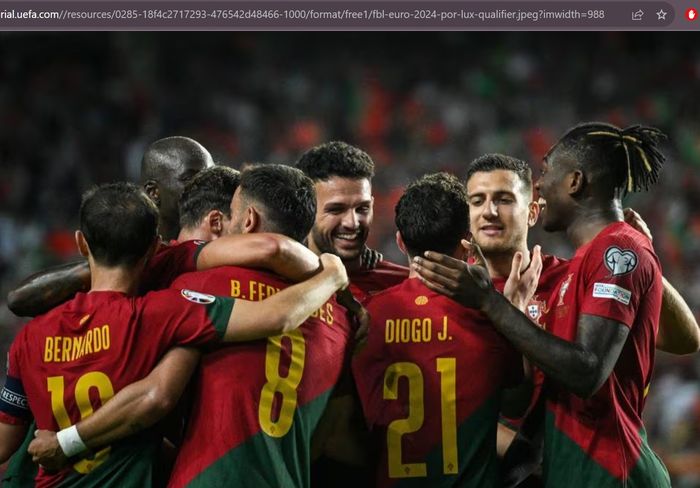 Timnas Portugal meraih kemenangan besar 9-0 atas Luksemburg dalam ajang Kualifikasi EURO 2024 di Estadio Algarve, Senin (11/9/2023) waktu setempat.