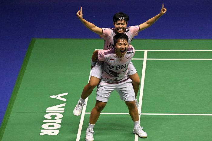 Badai cedera mengganggu momentum Apriyani/Fadia setelah merangkai tren positif dengan raihan medali perak di Kejuaraan Dunia 2023 dan gelar juara di Hong Kong Open 2023 (tampak dalam gambar).